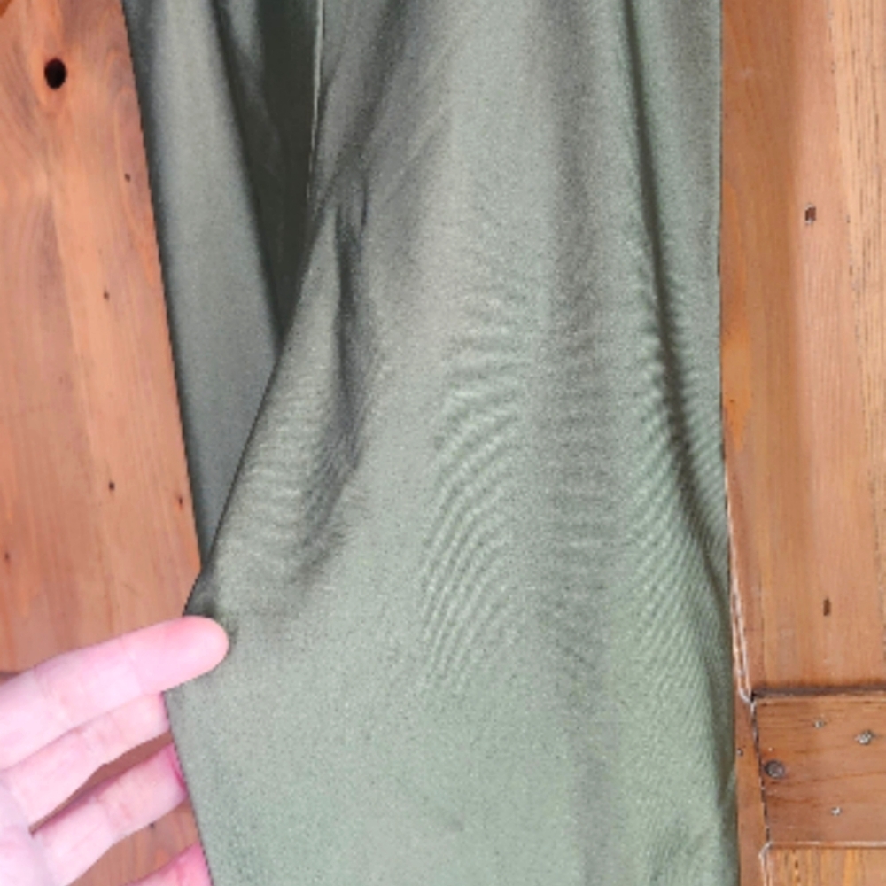 American Apparel shiny Metallic green Leggings - Picture 3 of 7